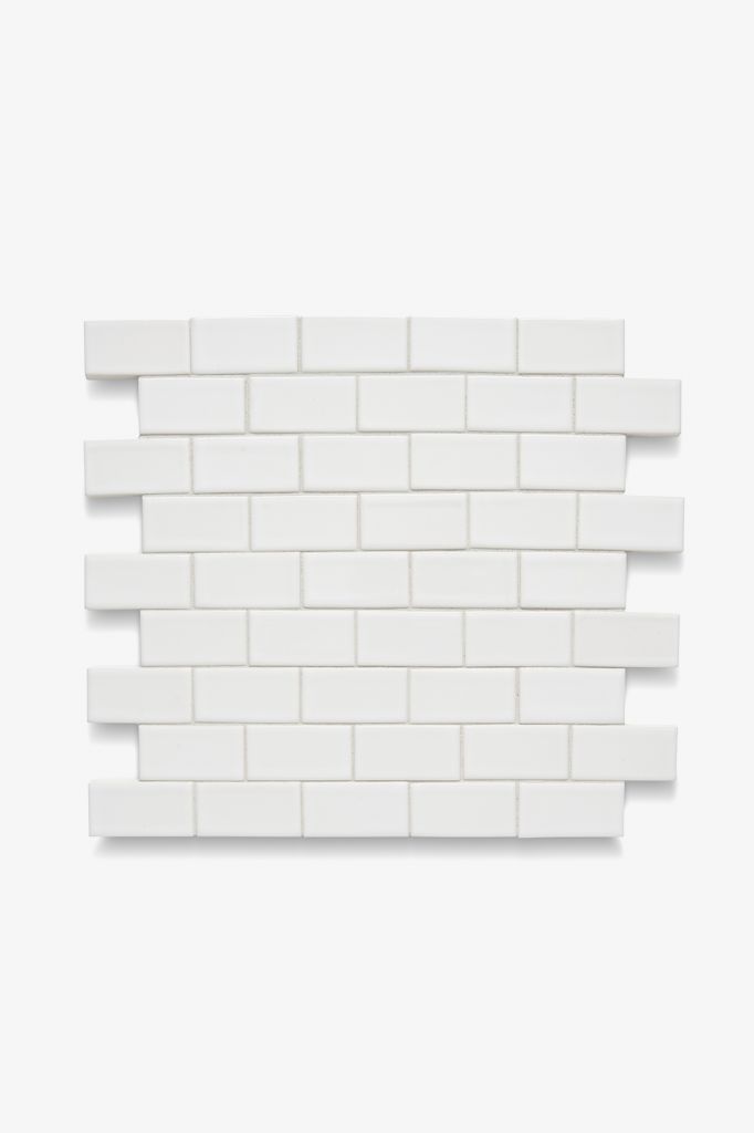 CZSM12 Глиняная бумага ручной работы 1 1/4 "x 2 3/8" Мозаика в шахматном порядке Waterworks 