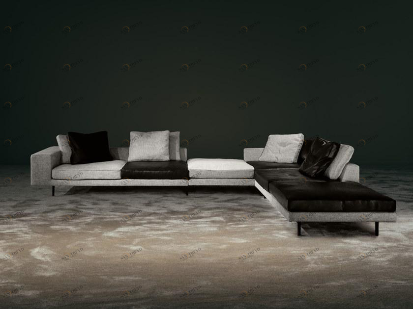 GIOPAGANI Секционный кожаный диван Unknown pleasures sun-id-1385953