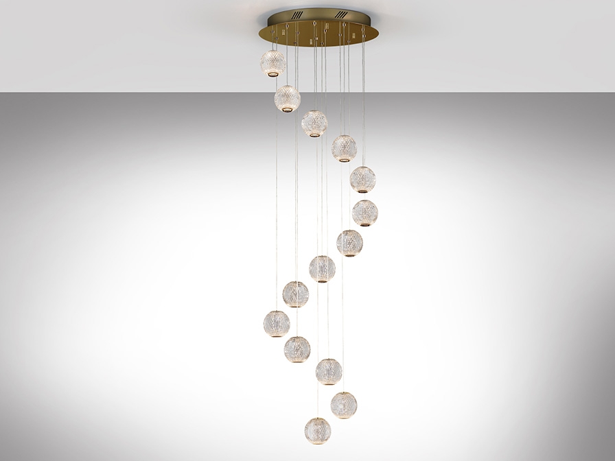 108961 Люстра LED 14L Ø50 золото Schuller Austral - Вид №3