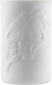 10652842 Furstenberg Чашка-бокал для горячих напитков Furstenberg "Бык" 200 мл (белая) Фарфор, Керамика