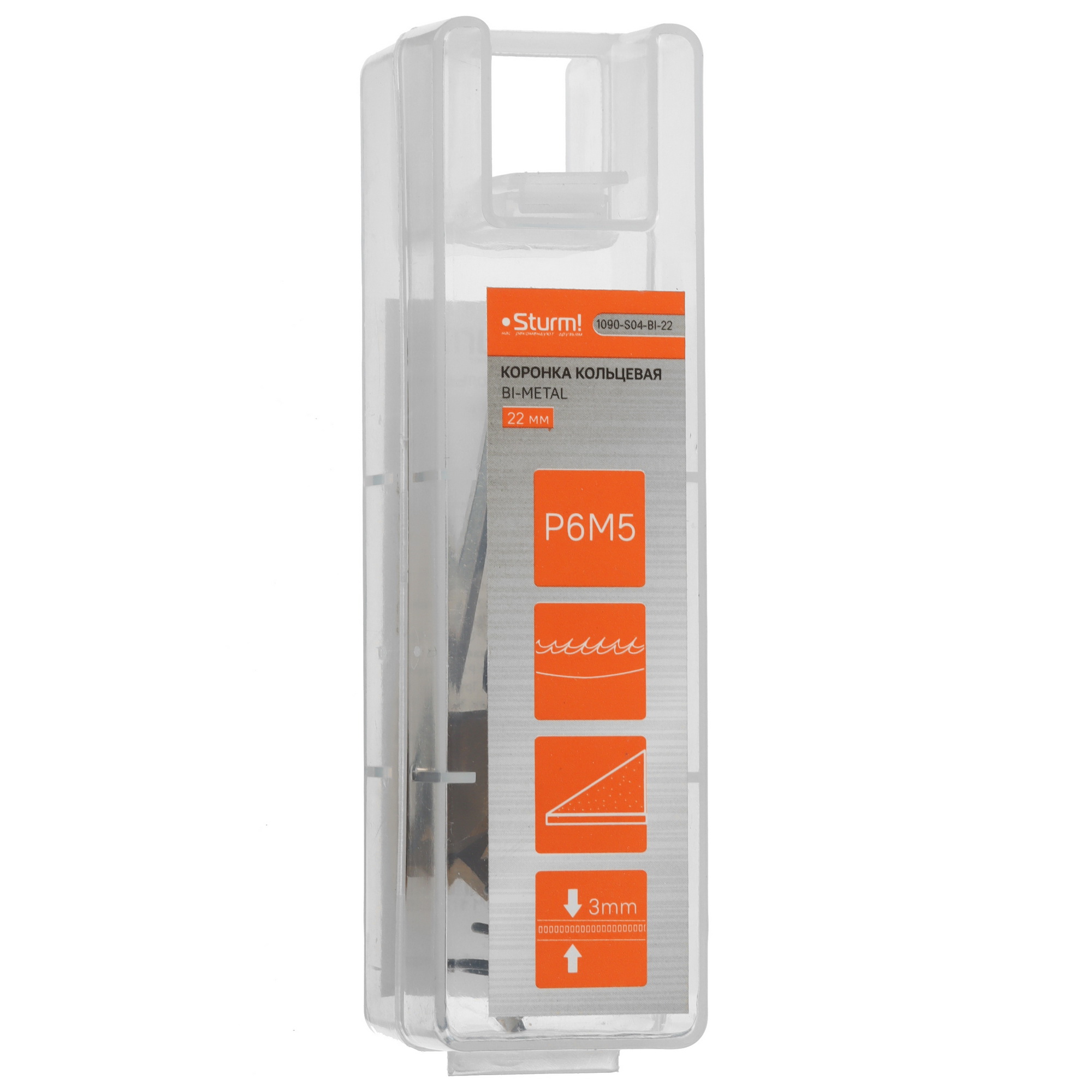 Коронка Sturm! 1090-S04-BI-22 9113218 STDN-0102487 - Вид №5