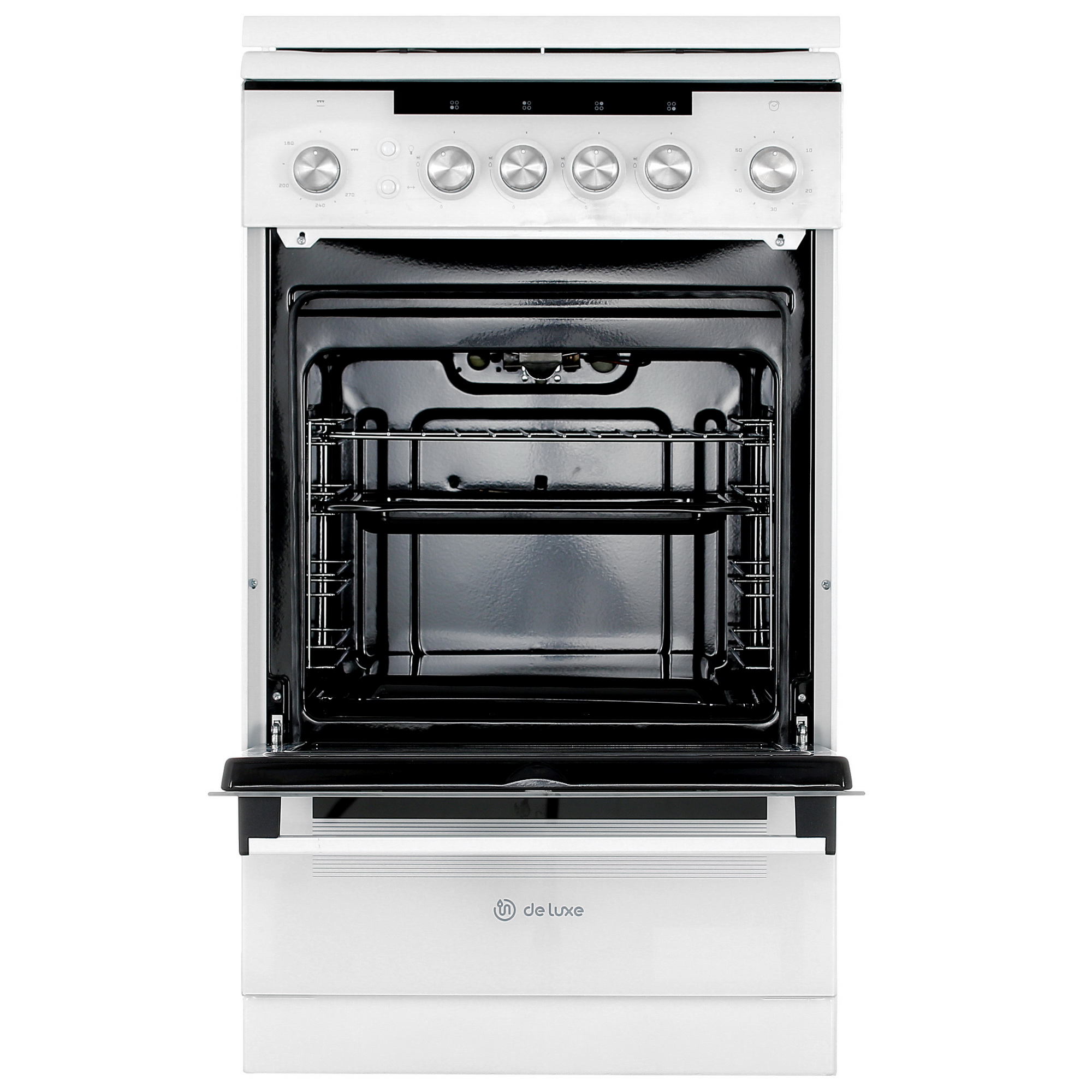 9983911 Газовая плита De Luxe 506040.23г (кр) ЧР белый STDN-0083362 - Вид №6