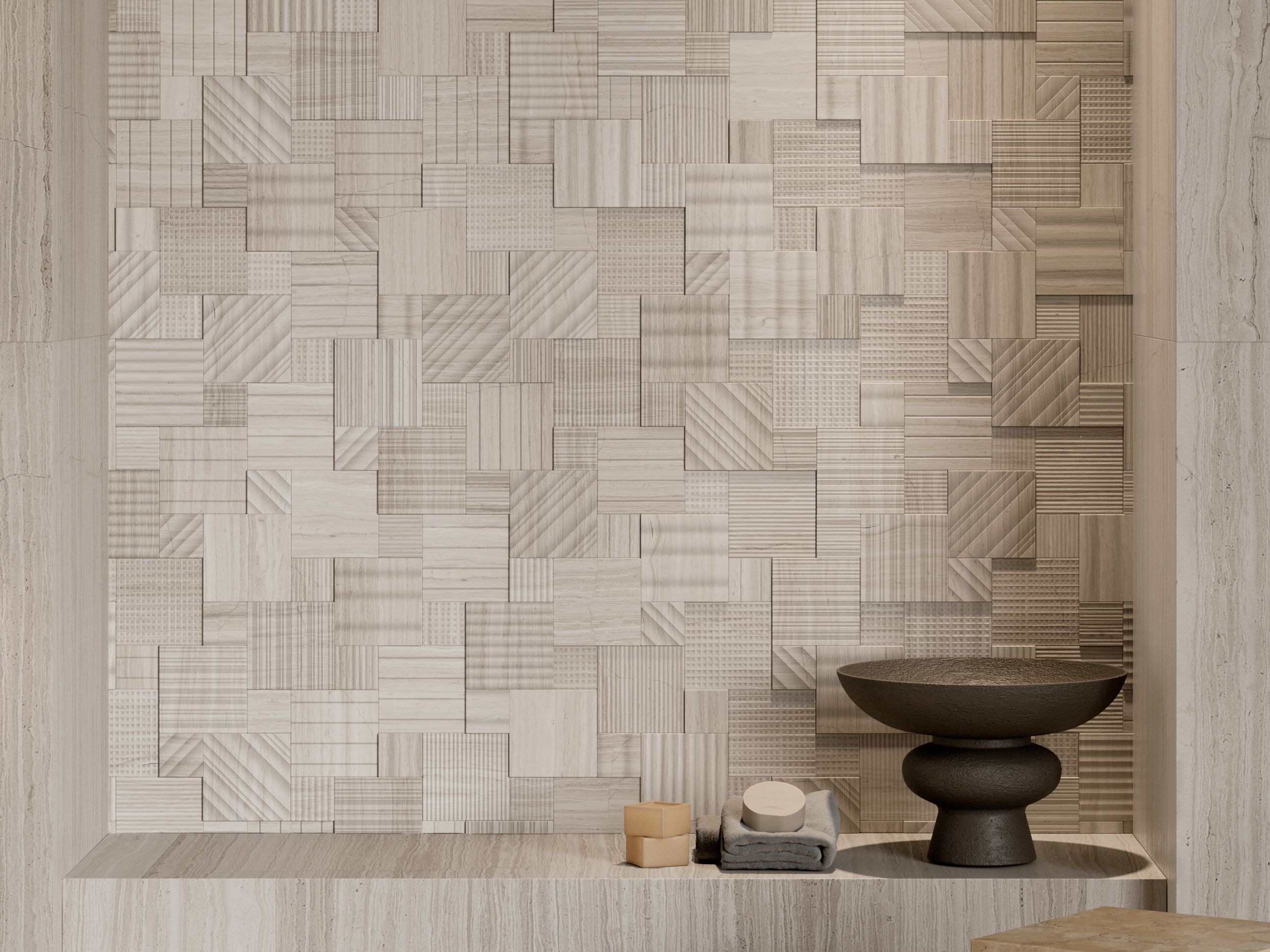 Трехмерное покрытие Silk Georgette® Salvatori пэчворк ARCH-00106820