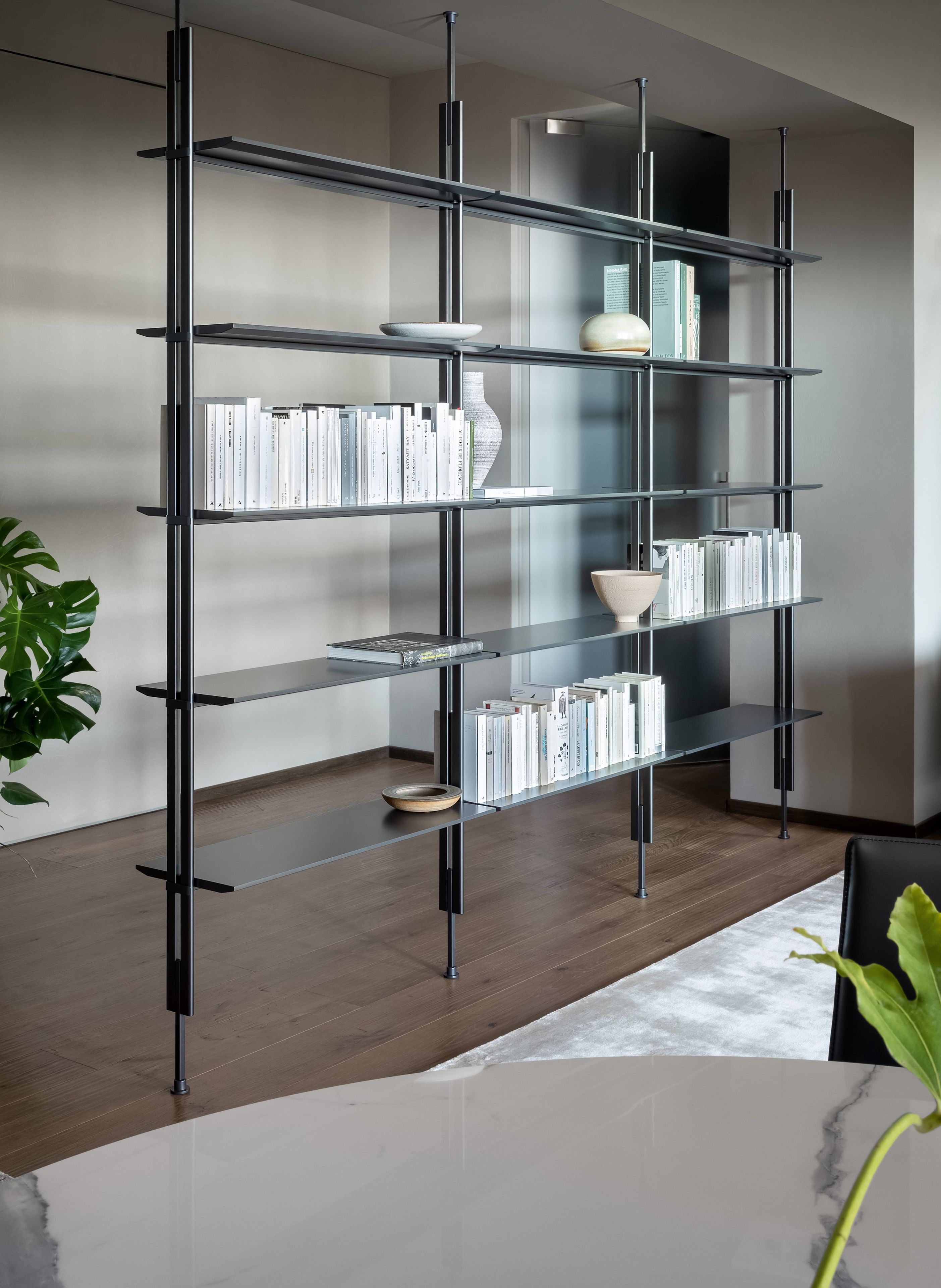 Деревянный секционный настенный книжный шкаф BONALDO Roll ARCH-00062762 - Вид №5