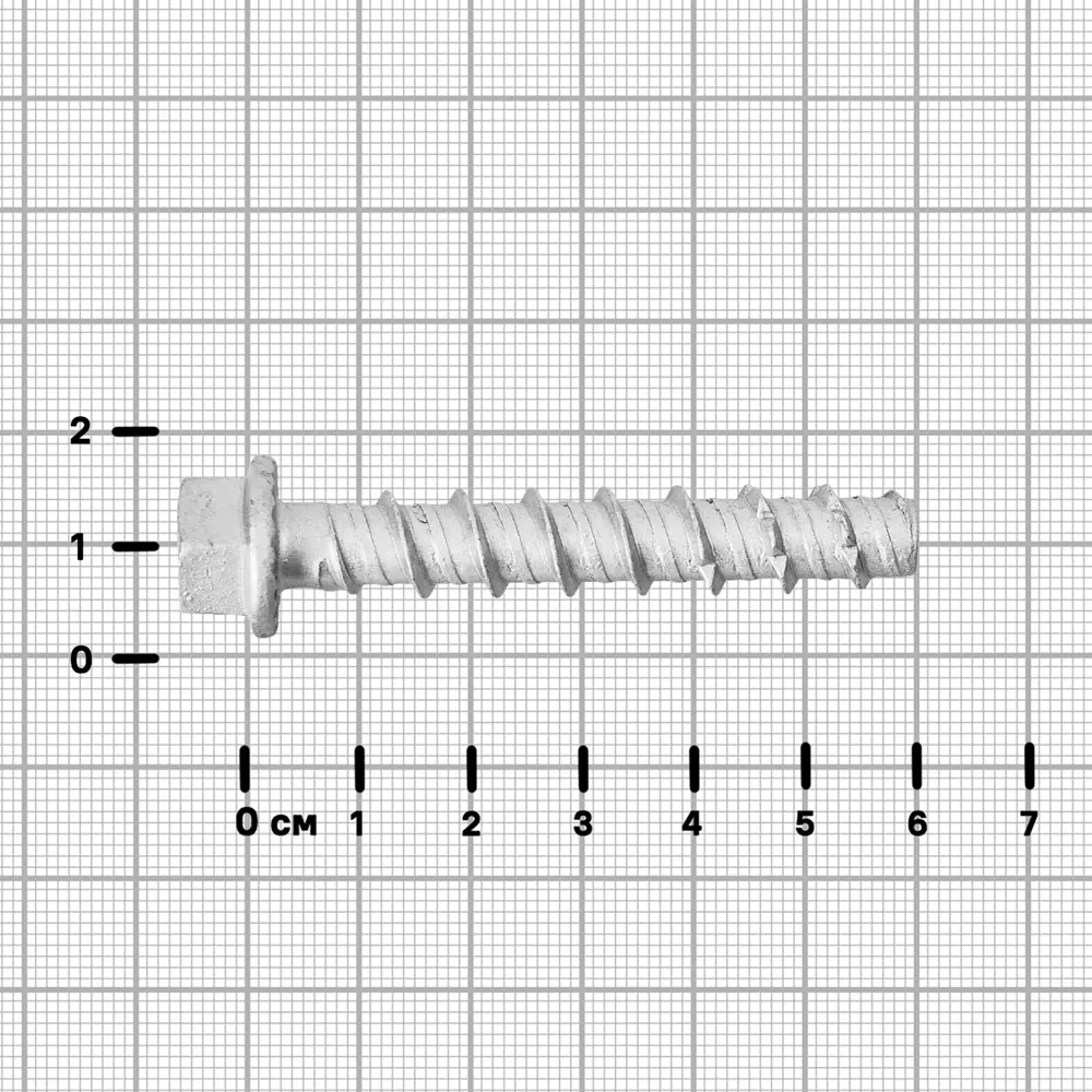 Анкер-шуруп Sormat для бетона 8×60 мм с шестигранной головкой 89362244 STLM-1012506 - Вид №2