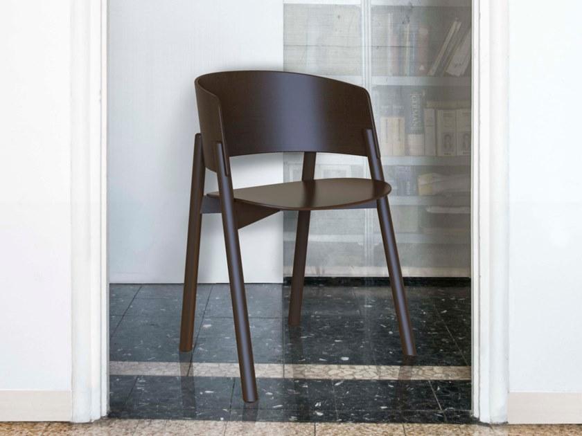 Anesis Стул из массива дерева с подлокотниками  A86  - Вид №12