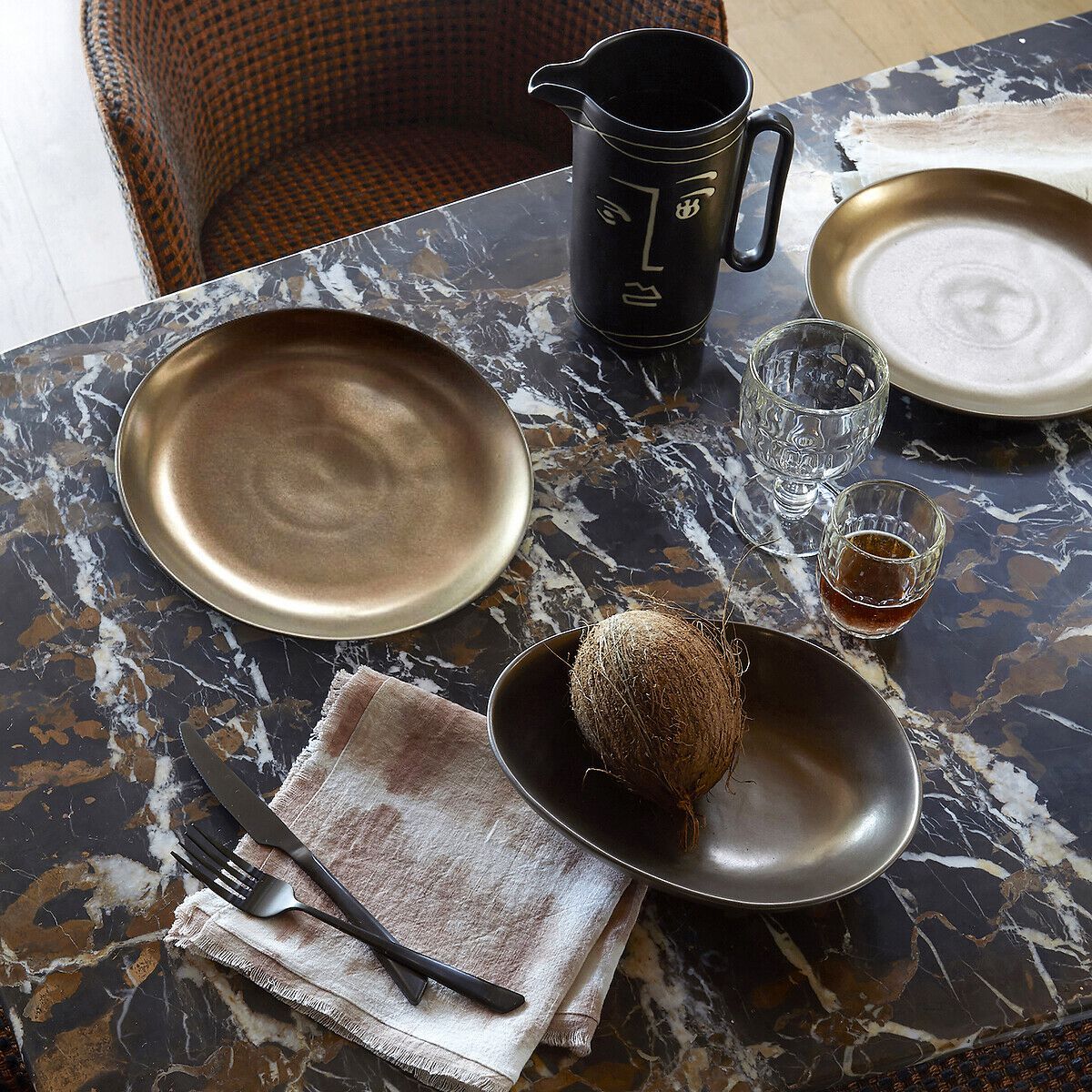 Прямоугольный мраморный стол AMPM Dolmena ARCH-00002473 - Вид №3