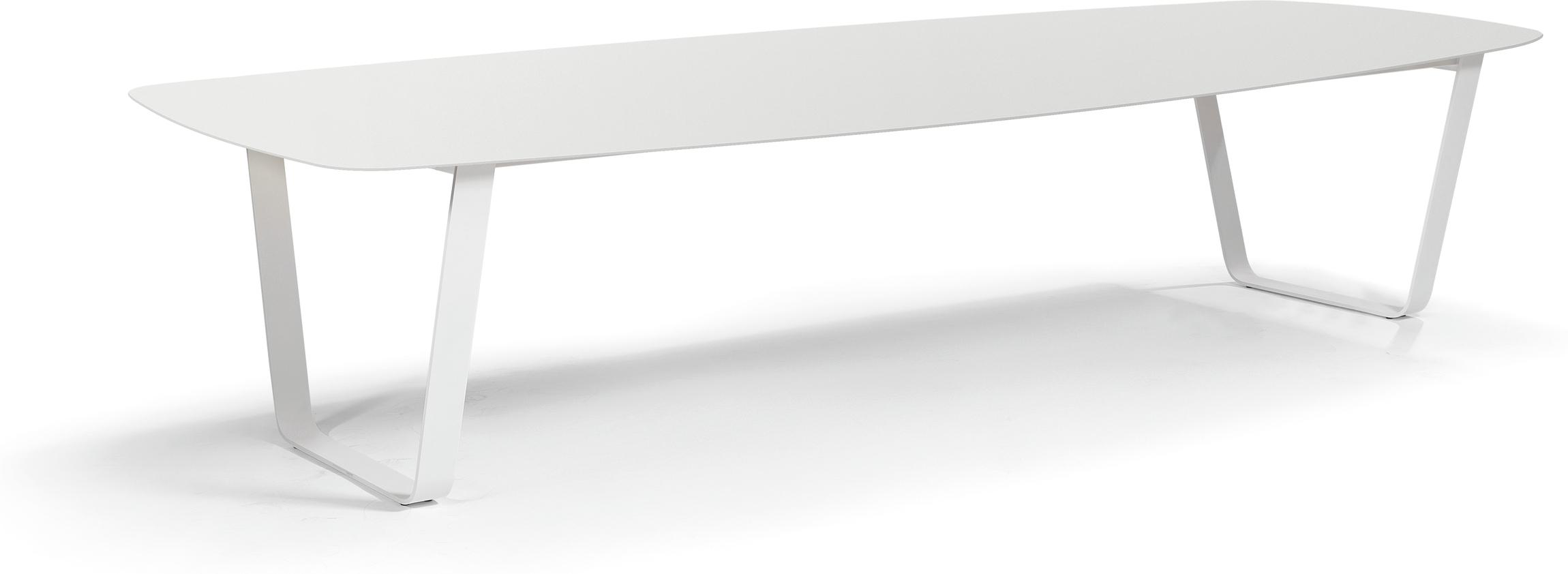 Обеденный стол pwi white f8 340см x 118см Manutti Air MNST803