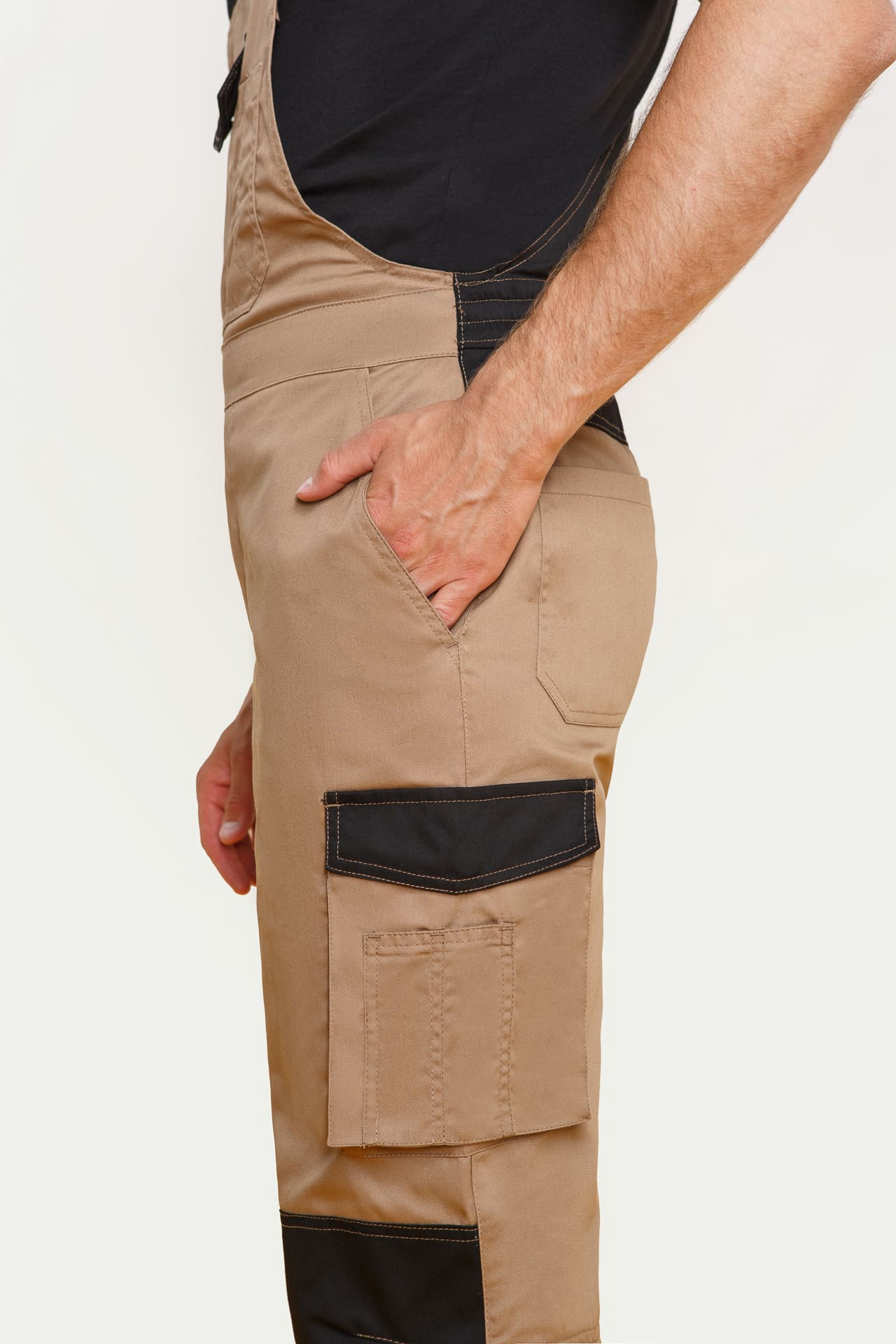 64633 Костюм  NEW 2 бежевый с черным STATUS  Летняя спецодежда  размер 56-58/170-176  - Вид №13