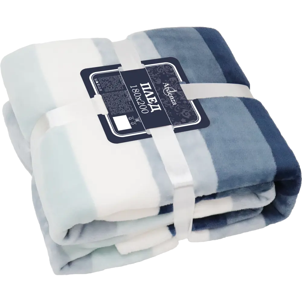 Плед «Gradient» 180x200 см фланель цвет голубой Santreyd STLM-2022839