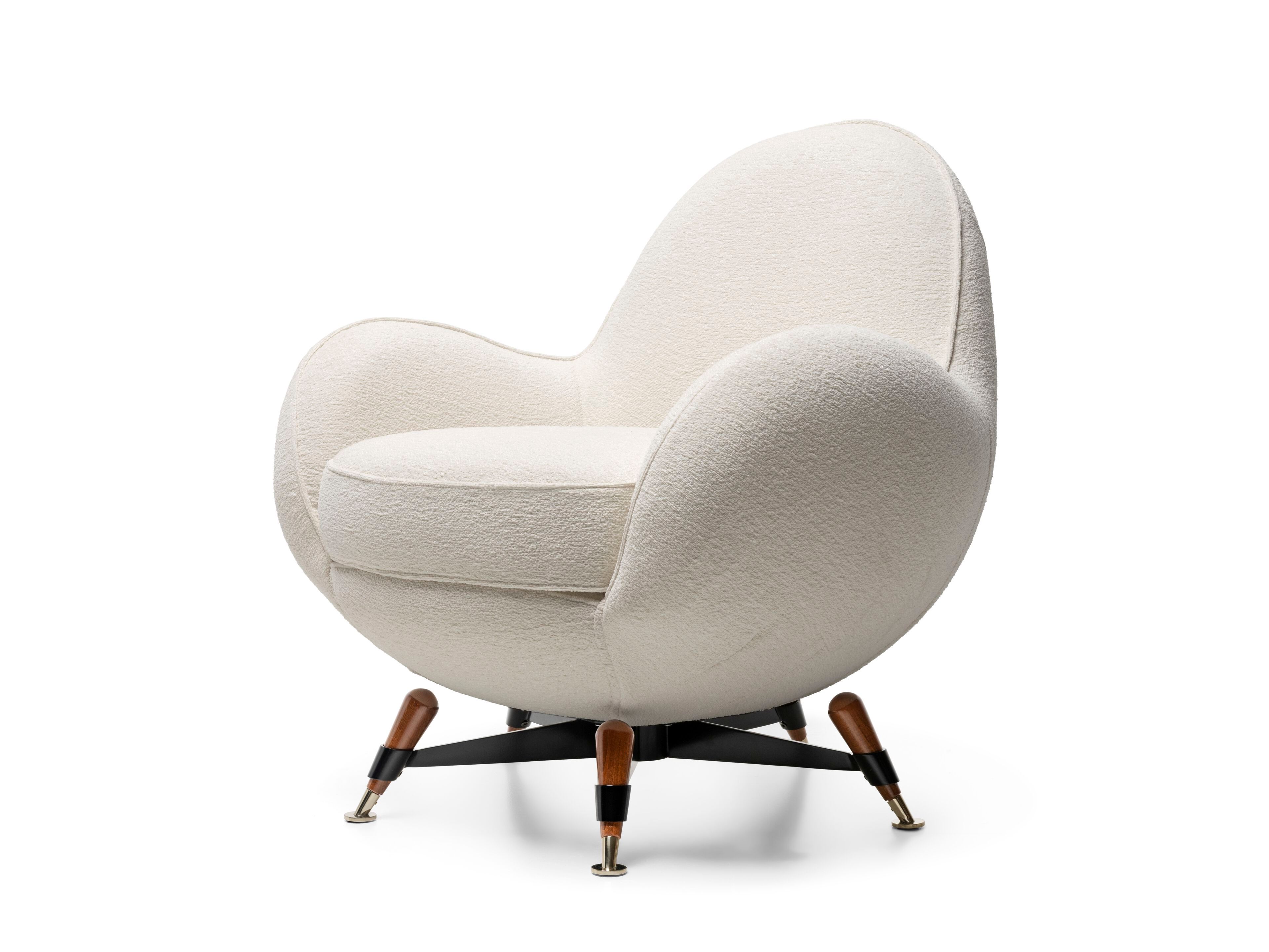 Тканевое кресло с подлокотниками Visionnaire Mercury ARCH-00029635 - Вид №1