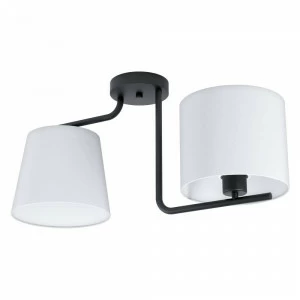 Люстра белая потолочная 2 лампы Eglo Marojales 98517 EGLO MAROJALES 00-3833640 Белый;черный