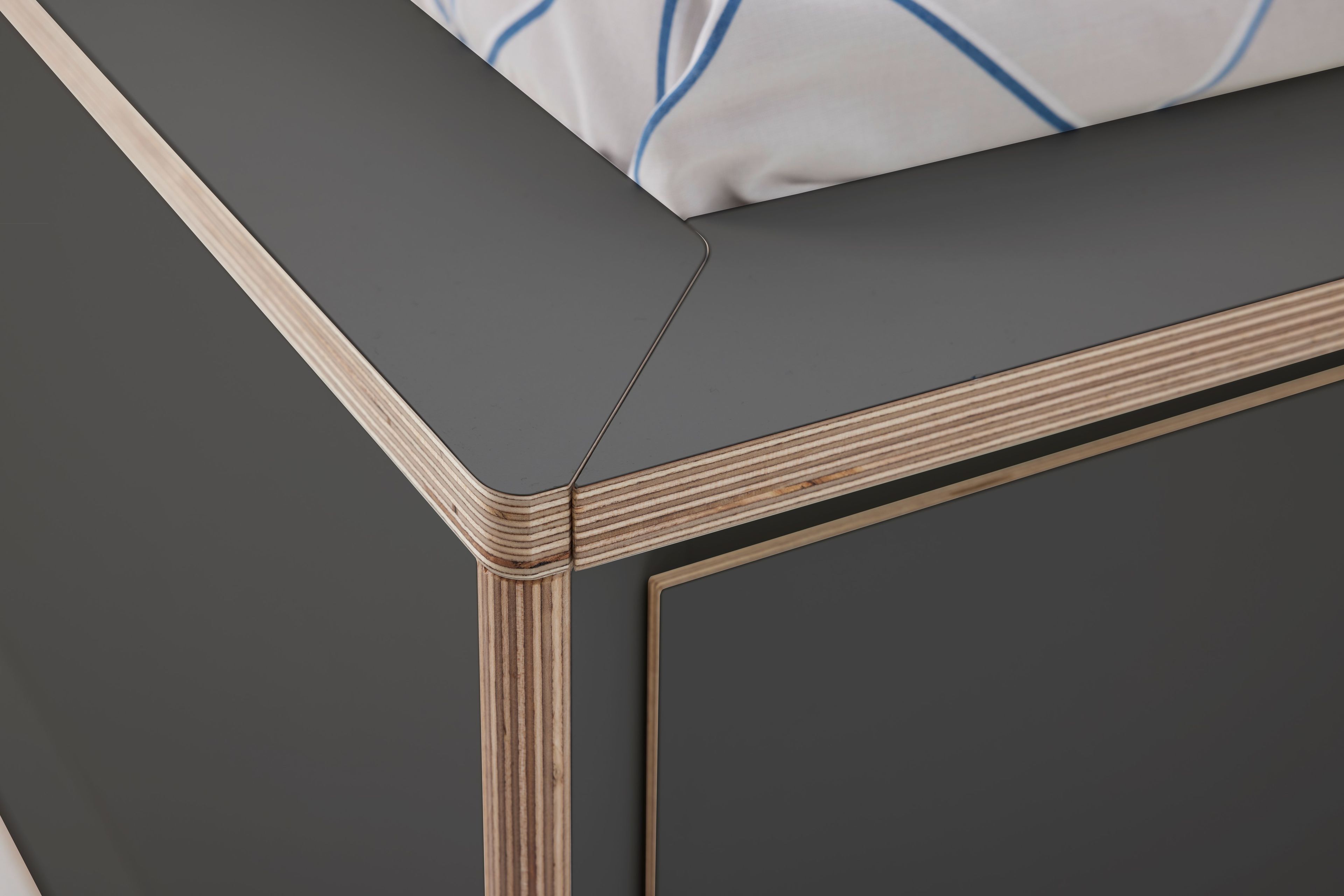 Двуспальная кровать-контейнер из многослойного материала Müller Small Living SPAZE ARCH-00061252 - Вид №26