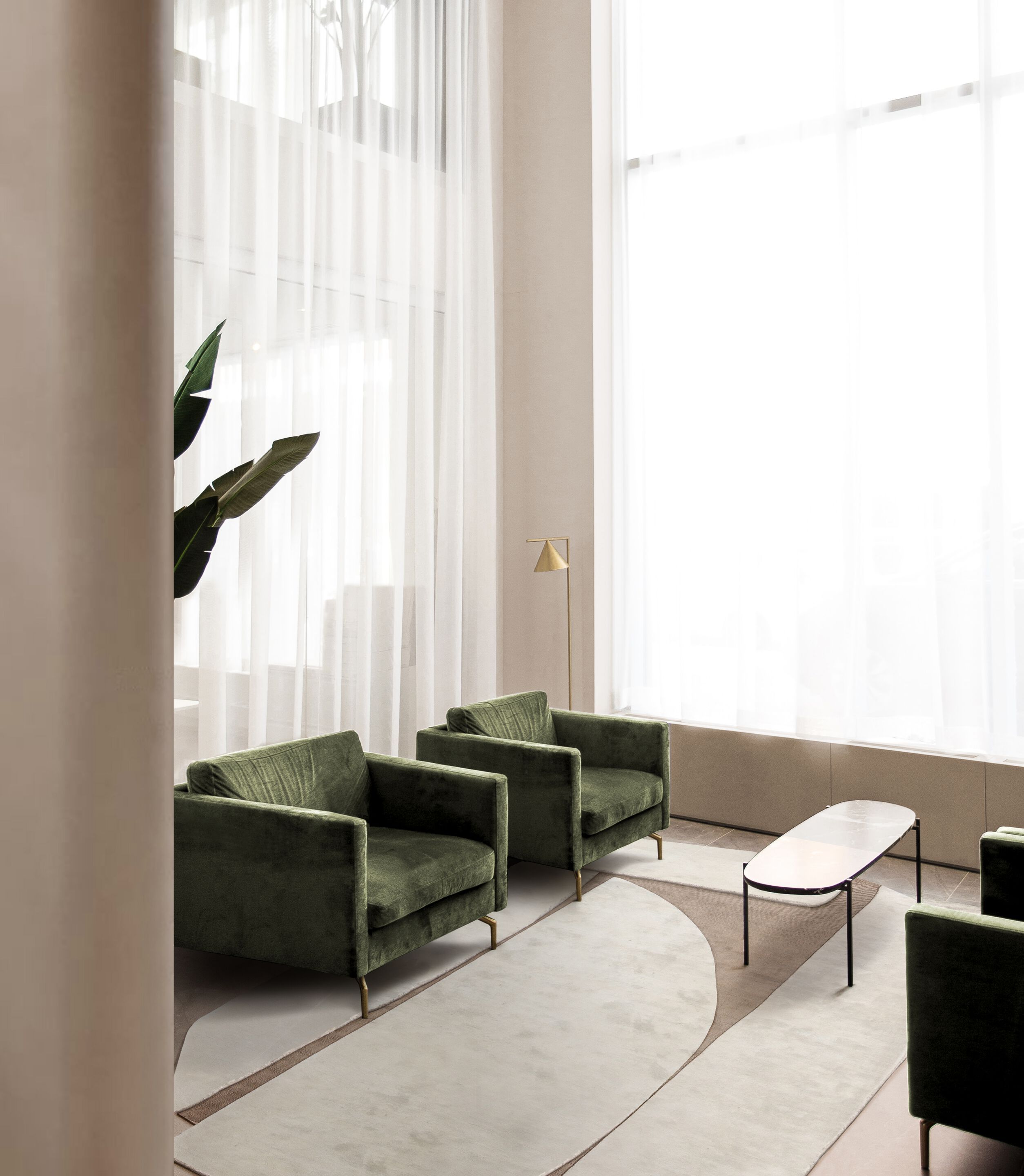 Прямоугольный шерстяной ковер ручной работы Mohebban Atlas ARCH-00041233 - Вид №1