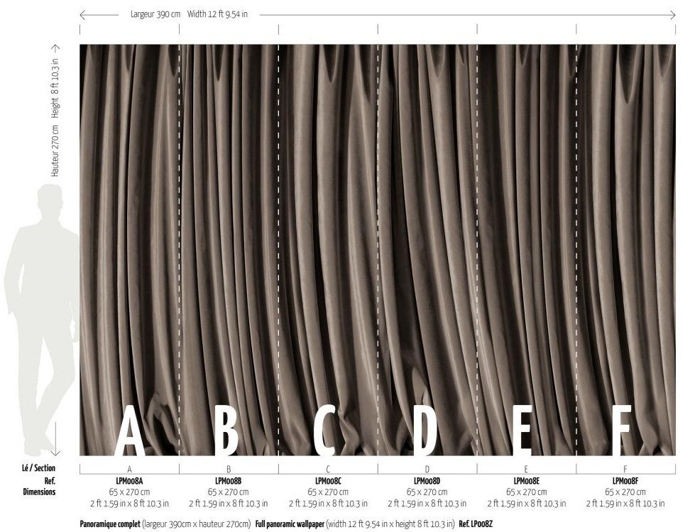 Koziel Панорамные обои с тканевым эффектом  Lpv008  - Вид №4