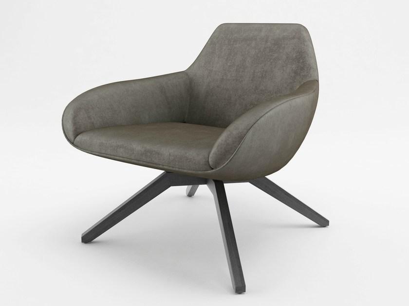 ALMA DESIGN Кресло на козелке из ткани с подлокотниками X big sun-id-1455608 - Вид №3