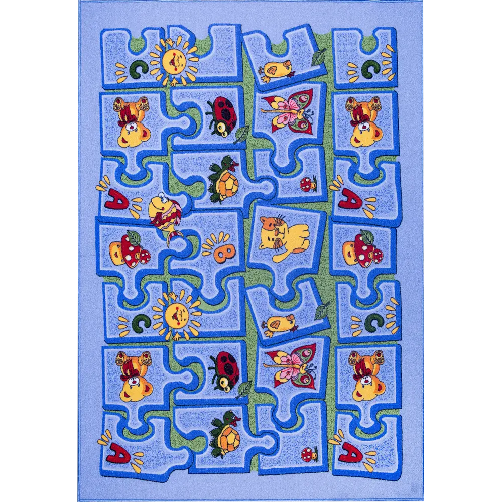 Ковёр детский Пазлы 203 1.5x2 м полиамид ВИТЕБСКИЕ КОВРЫ STLM-2012755