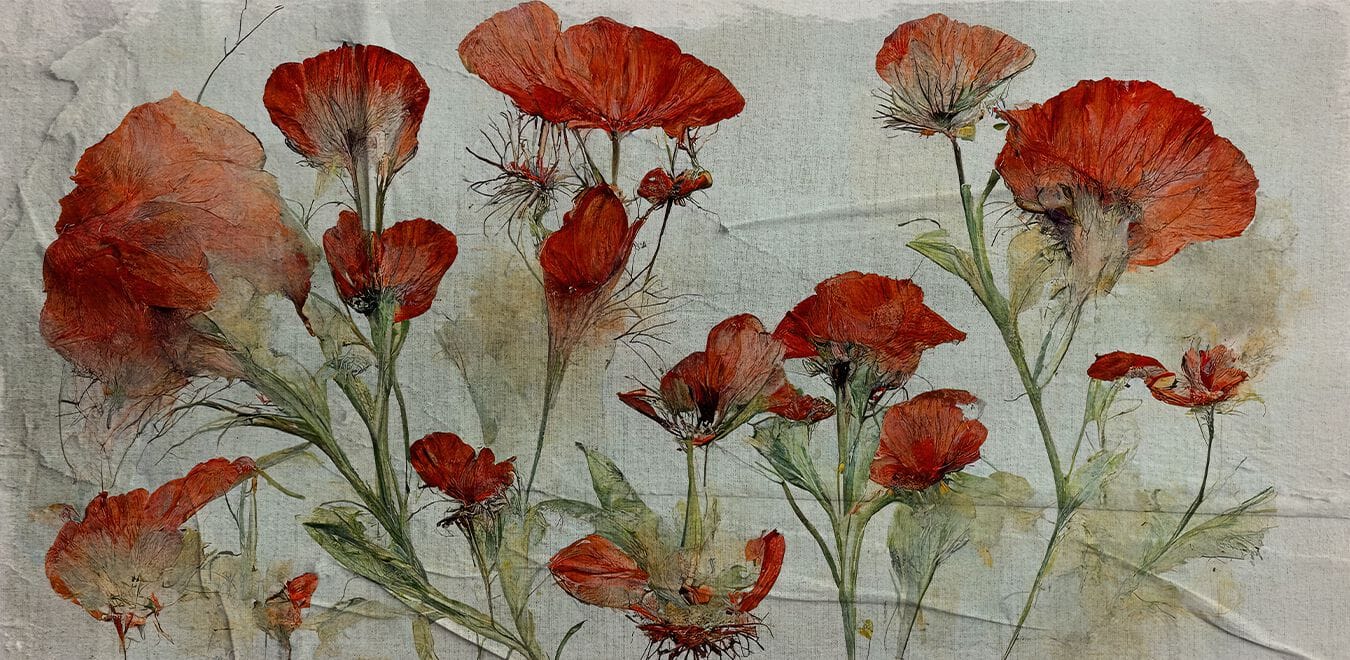 Обои с цветочными мотивами Creativespace Prêt-à-porter ARCH-00010123 - Вид №2