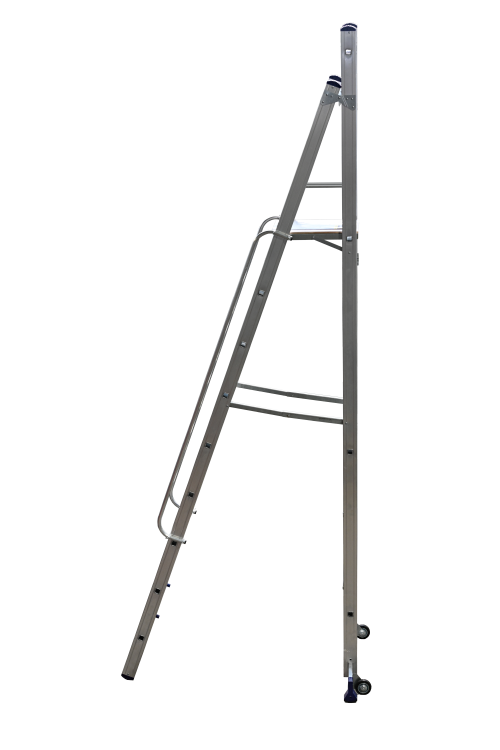 Стремянка -помост, профессиональная 9ст ALUMET APE 1409