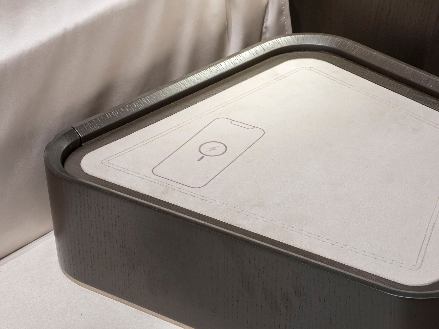 Двуспальная кровать с мягким изголовьем Zebrano Athena ARCH-00100820 - Вид №4