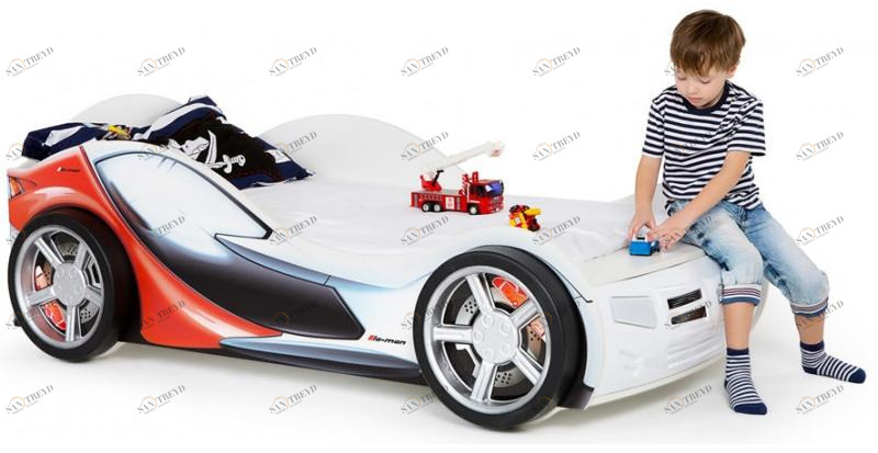 Кровать машина ABC-KING La-Man NEW красный (190*90) 4631147955760