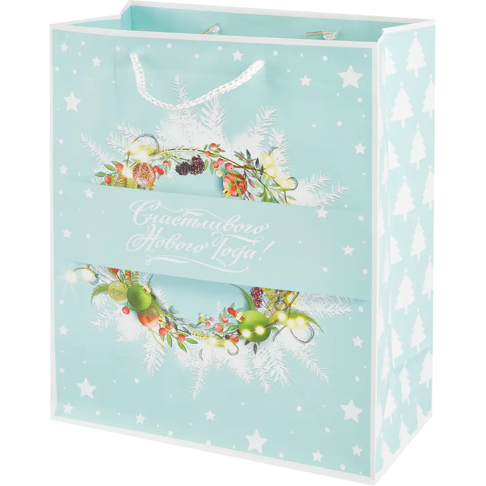 Пакет новогодний Феникс-Презент бумажный 89752 26x32.4 см Santreyd STLM-2099549
