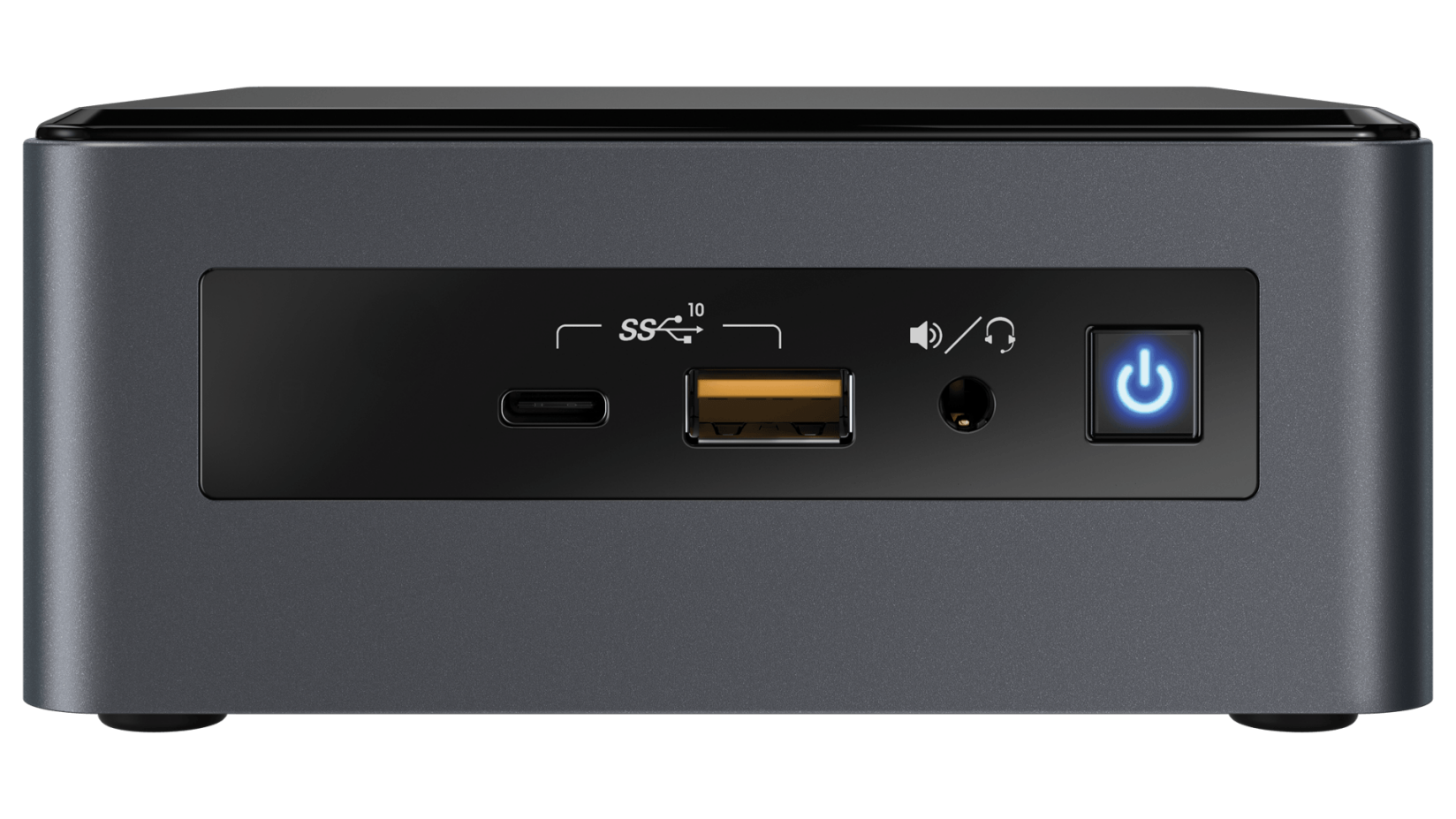 BXNUC8I7INHX Nettop nuc, core i7-8565u, 4.6 ghz turbo, 8gb ram pre-installed, vga amd radeon 540x discrete graphics (2gb) (1xhdmi 2.0 + 1xmdp 1.2), 4xusb3.1, 1x m.2 ssd, 1x2.5hdd, gbl, wifi+bt, sdxc slot, black,vesa, no powercord, ir-port, kensington lock Santreyd  - Вид №2