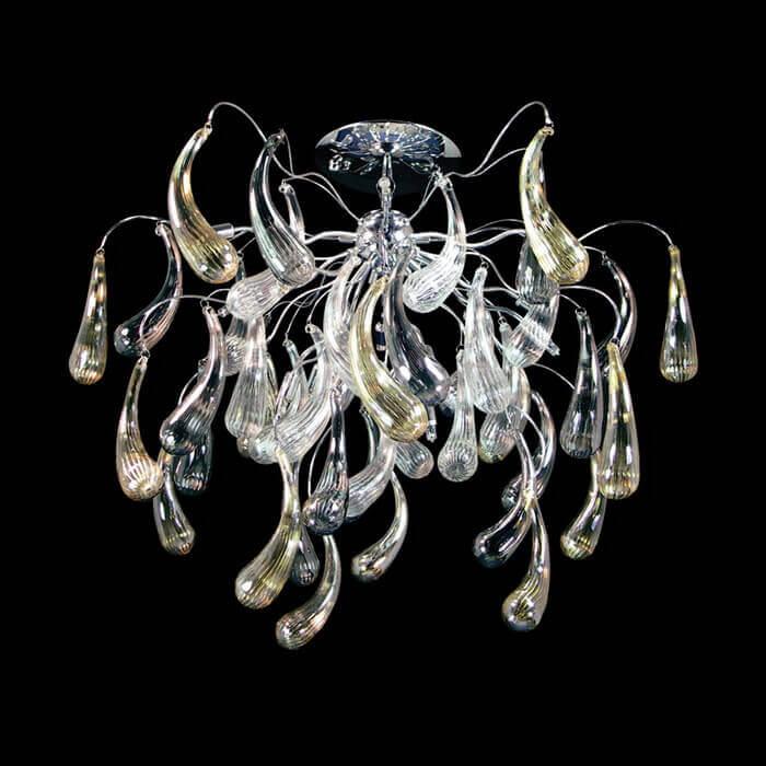 Потолочная люстра Lightstar Manica 794124 LIGHTSTAR ДИЗАЙНЕРСКИЕ, MANICA 00-3888530 Бежевый;серый;хром  - Вид №2
