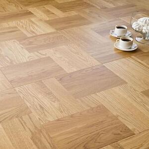 Модульный паркет Coswick Тауэр Дуб Селект (Гладкая) 431х431 мм.