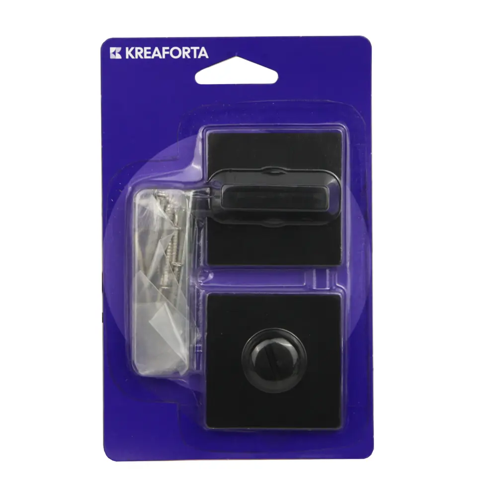 Фиксатор под ручку KREAFORTA алюминий цвет черный STLM-2095754 - Вид №4