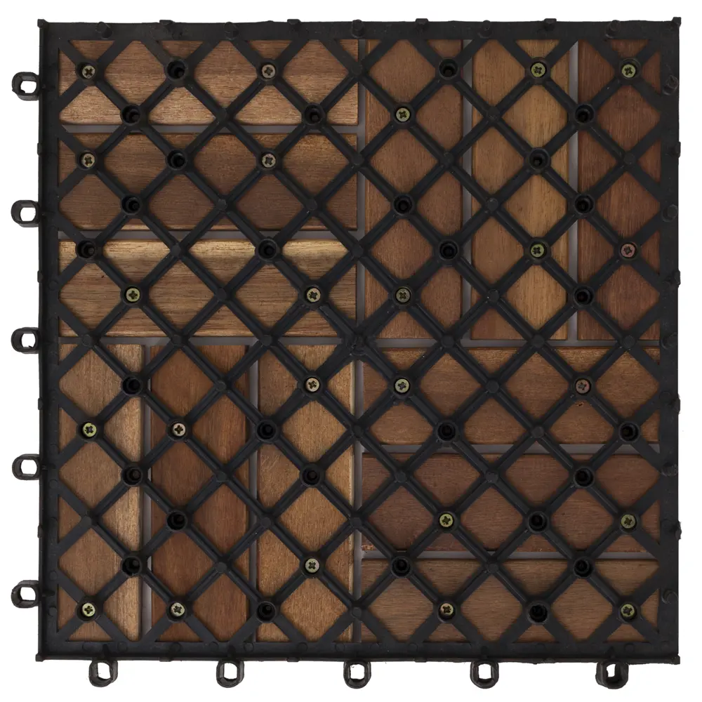 Плитка садовая, 30x30x2.4 см, акация, 12 реек Santreyd STLM-2117075 - Вид №1