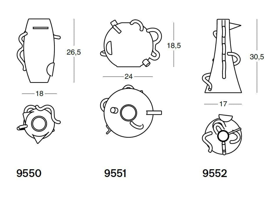 Глиняная ваза Zanotta DEALBATA ARCH-00153183 - Вид №21