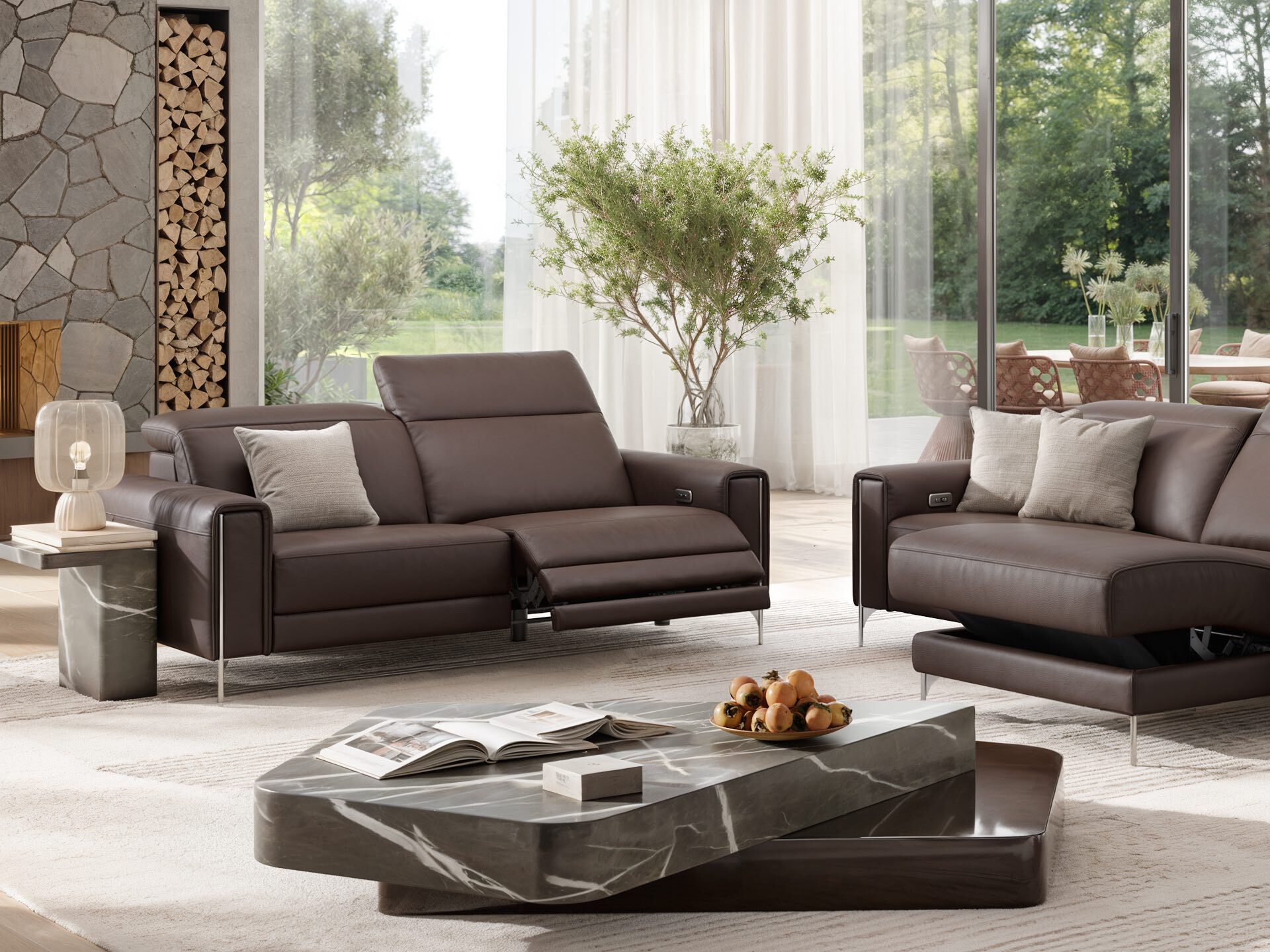 2-местный кожаный диван Sofanella Bellagio ARCH-00002435