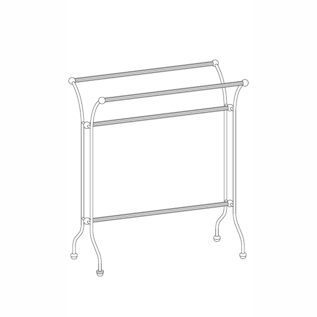 FS01-6111 FS01-6111 Обычная вешалка для полотенец Вешалки для полотенец Cristal & Bronze TOWEL HANGERS  - Вид №1