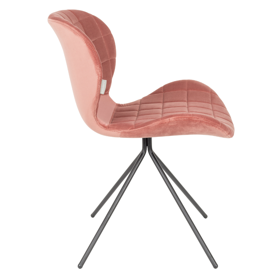 Стул OMG Velvet темно-розовый Zuiver 1100364 - Вид №3