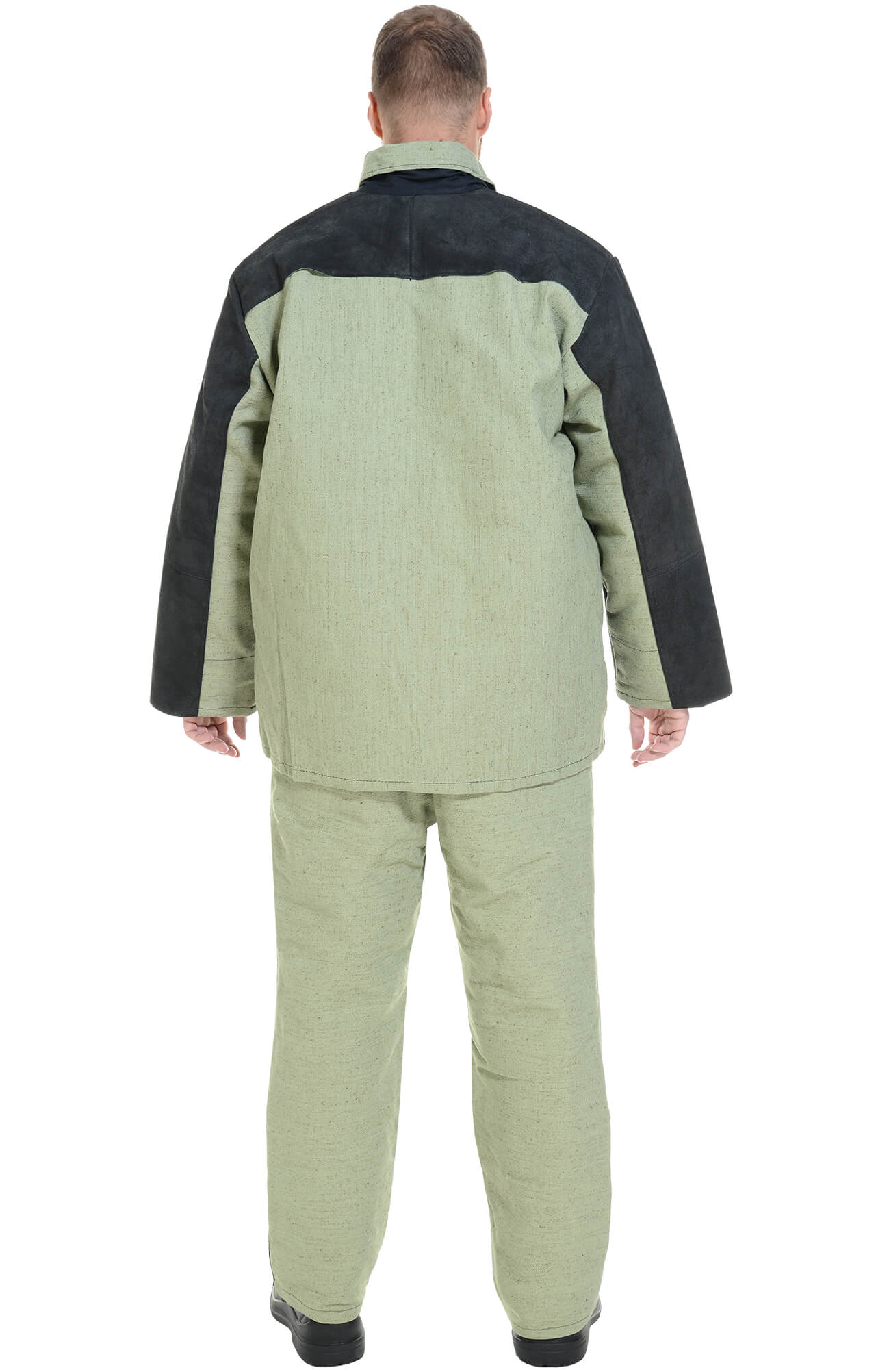 68911 Костюм брезентовый комбинированный cпилком со съемным утеплителем  Одежда для сварщиков  размер 52-54/170-176 Спецодежда  - Вид №8