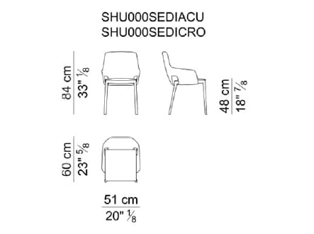 Кожаный стул i 4 Mariani Shu ARCH-00088188 - Вид №7