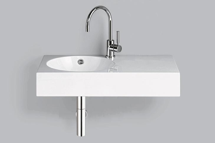 4231000400 Умывальник, wt.mc800h.l, белая, для простого ухода Alape серия MC 