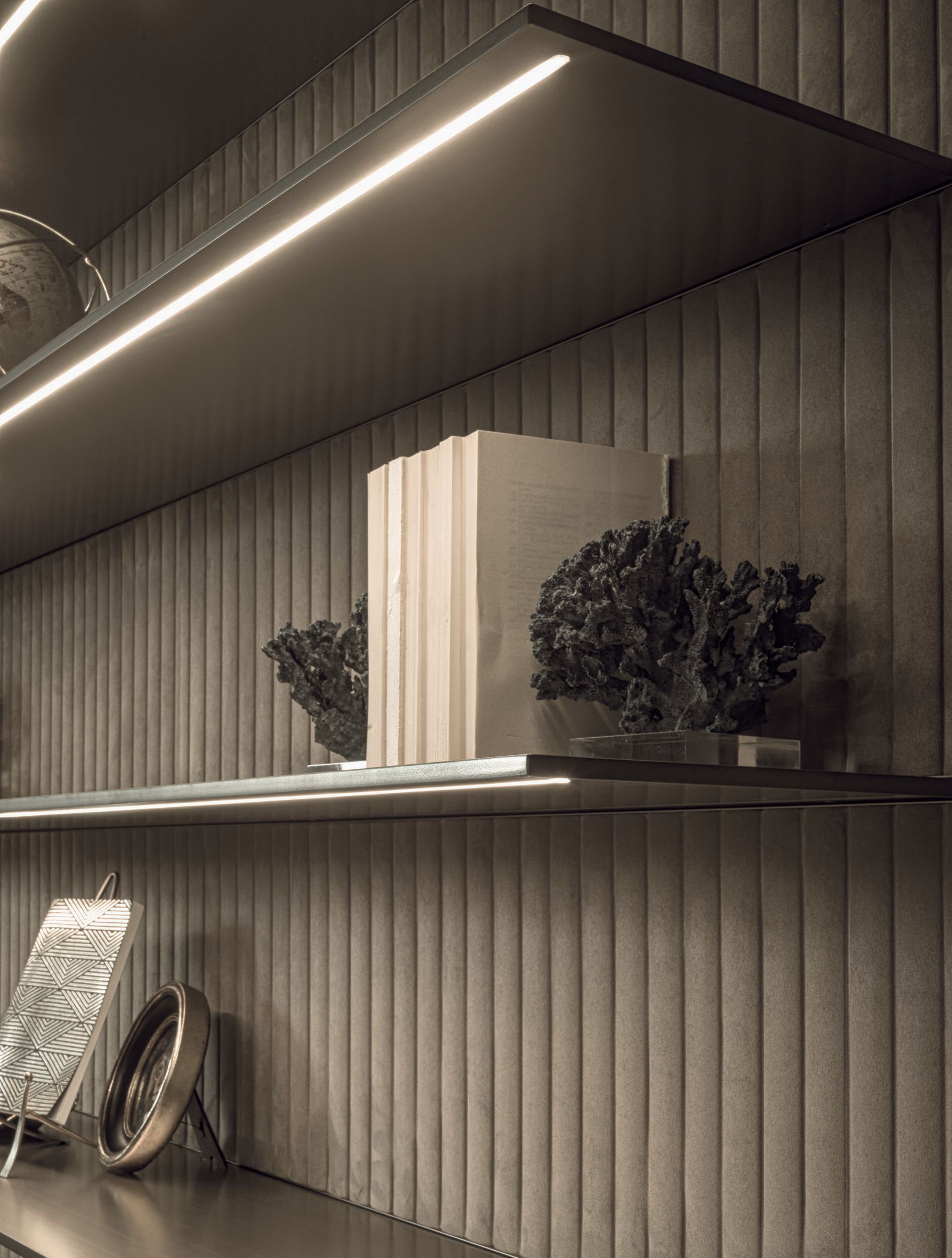 Обшивка из кожи Longhi FOREVER SYSTEM LIVING ARCH-00074695 - Вид №10