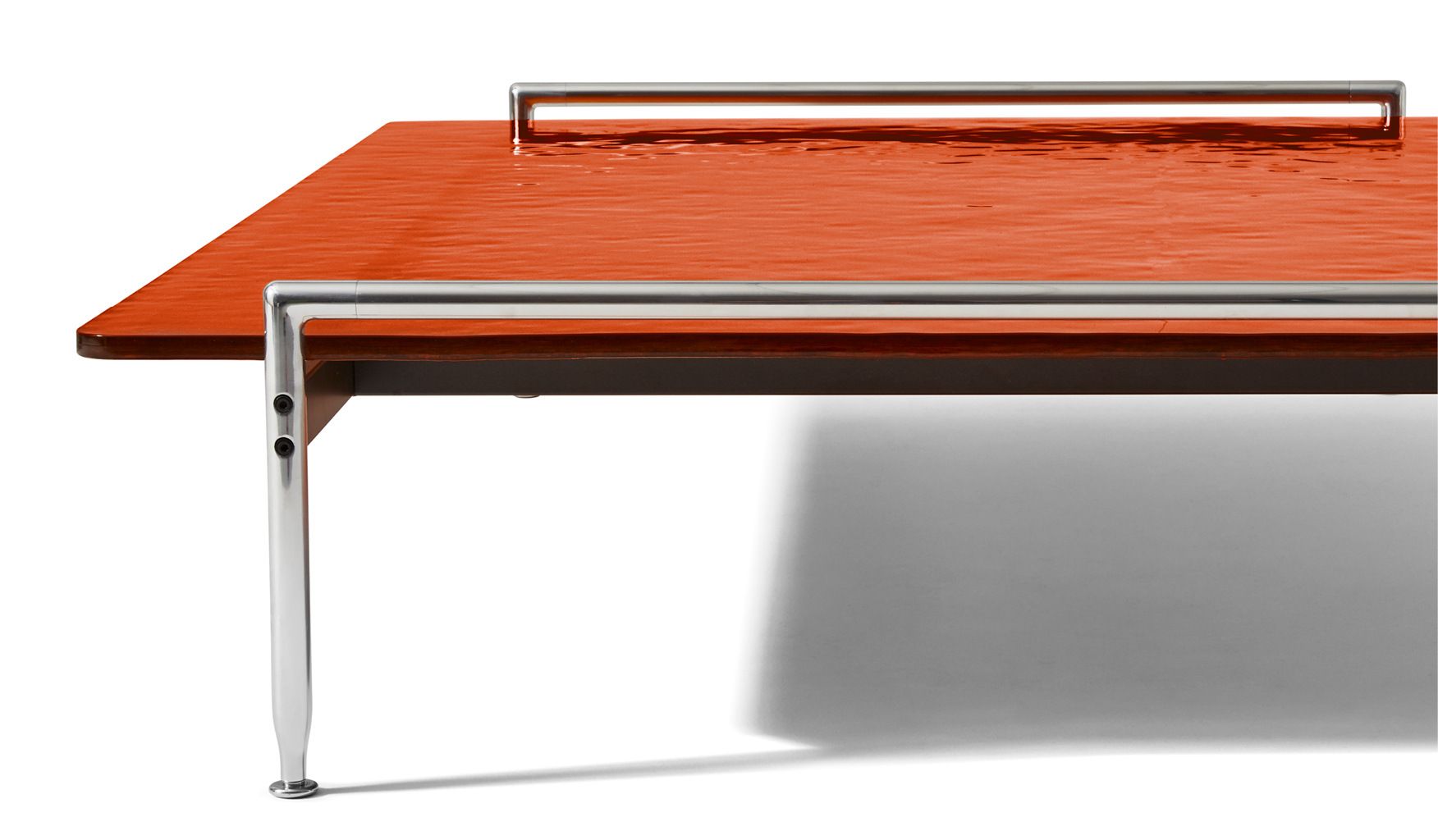 Прямоугольный стеклянный журнальный столик CASSINA Esosoft ARCH-00082448 - Вид №3