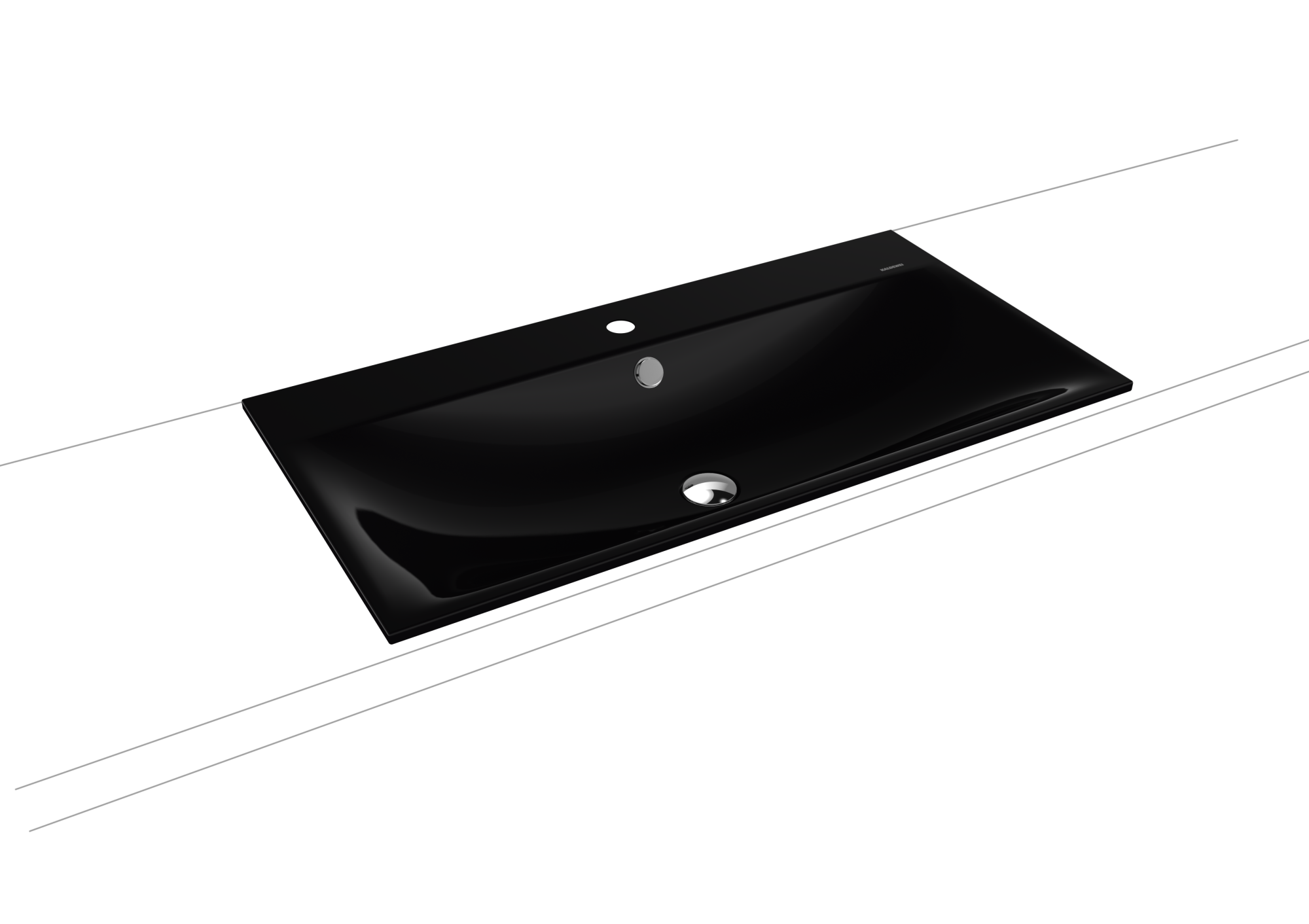 Умывальник KALDEWEI Сталь эмалированная 3038 178 черный 30383319178