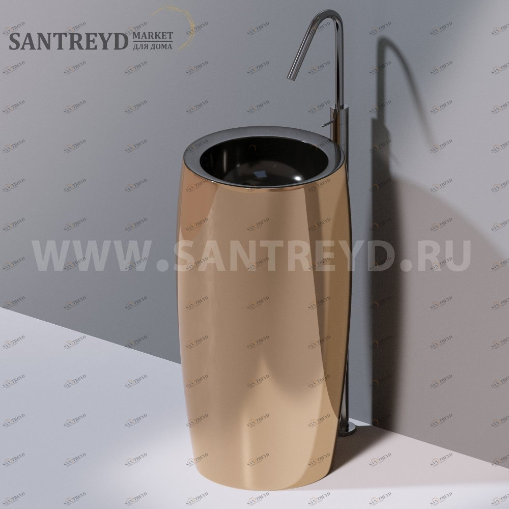 L100T0R0VT.258 Напольная раковина стоящая круглая A. e T. Italia SPOT AeT ITALIA TOTEM