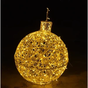 Электрическая светящиеся фигура Елочная игрушка 300 LED 120x120x120 см теплый белый свет 86164015 STLM-2154082