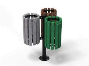 Стойки для мусора Strongplast для наружного использования