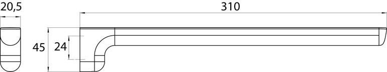 Emco Bad Вешалка для полотенец из металла Trend sun-id-1457091 - Вид №2