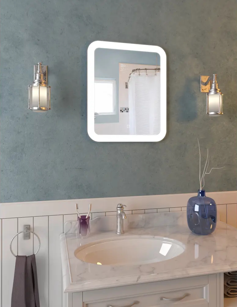 Зеркало Santreyd Forio с LED-подсветкой и сенсорным управлением 50x60 см 83569454
