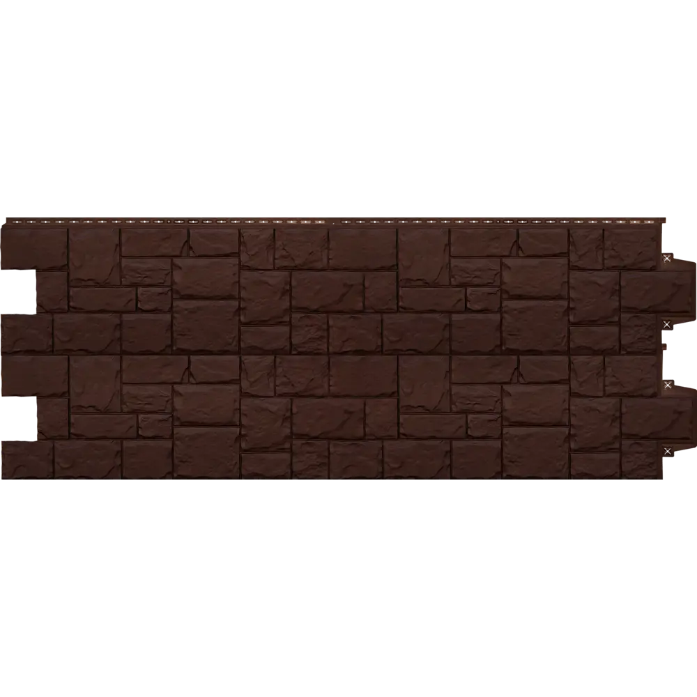 Фасадная панель Grand Line 417x1105 мм мм камень коричневый 0.38 м² STLM-2080113 - Вид №1