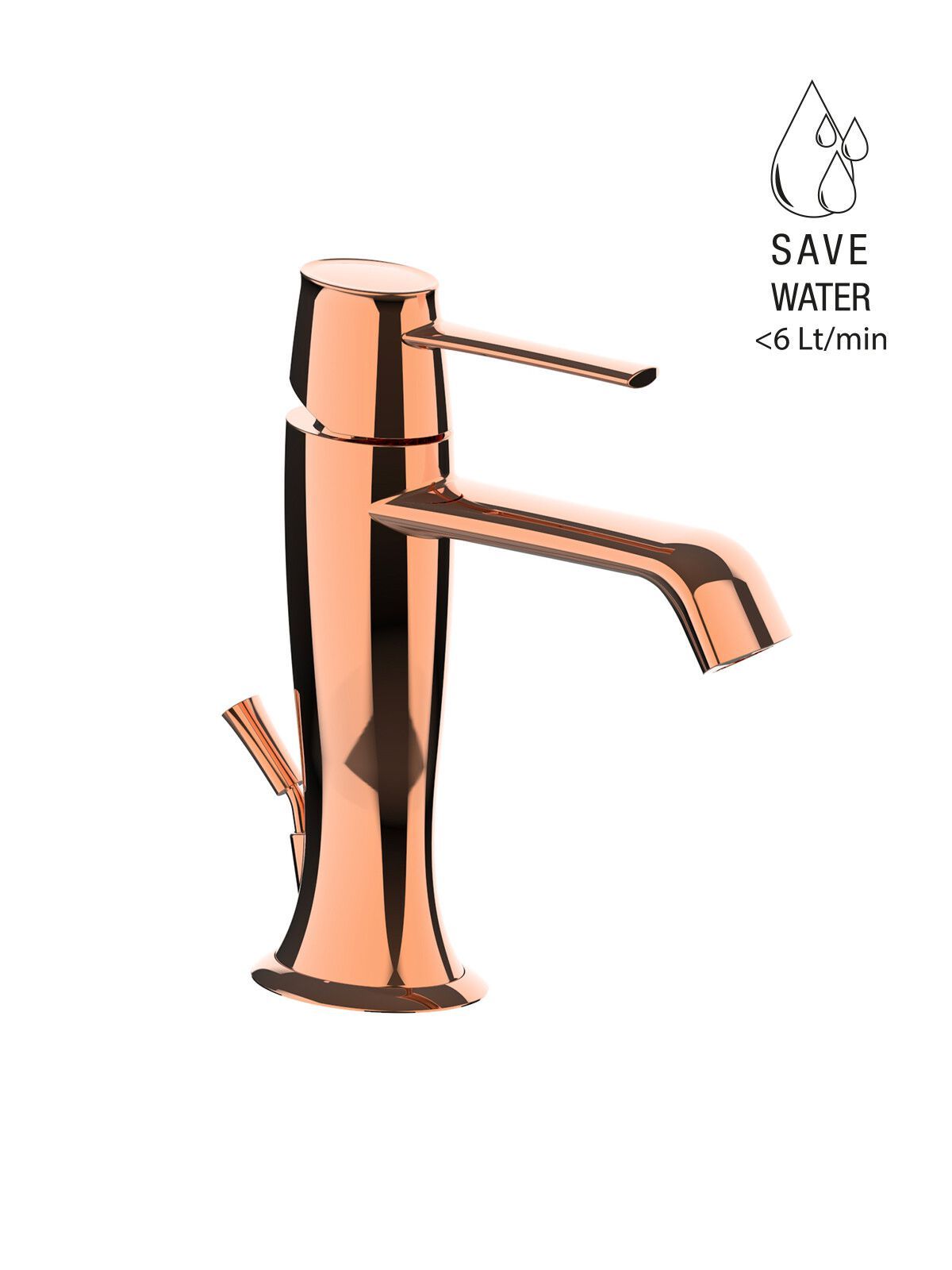 Однорычажный смеситель для раковины с раковиной Rubinetterie Frattini Delizia ARCH-00032078 - Вид №12