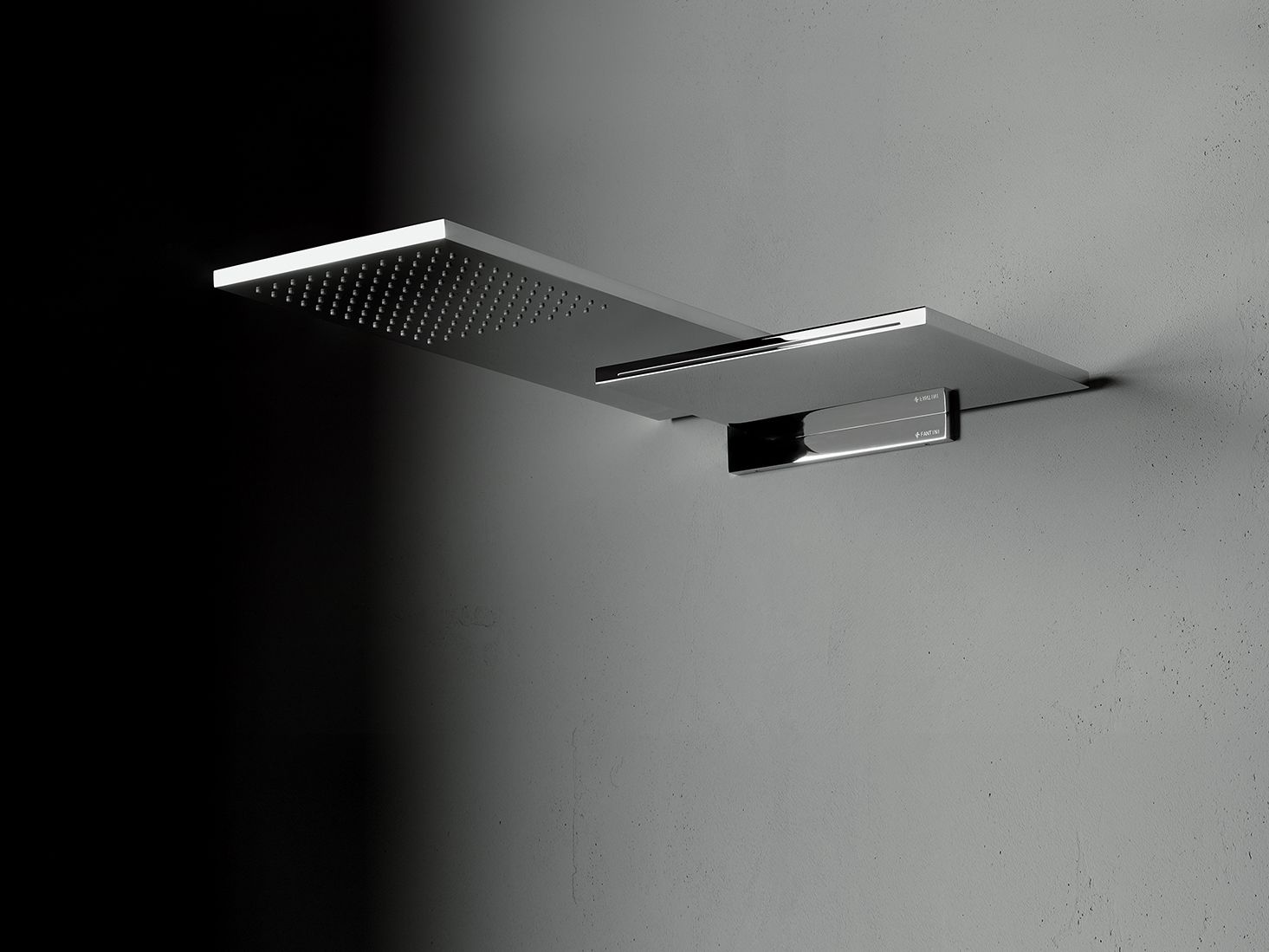 Настенная душевая головка с 2 струями Fantini Rubinetti 8035B+8035A ARCH-00030579 - Вид №1