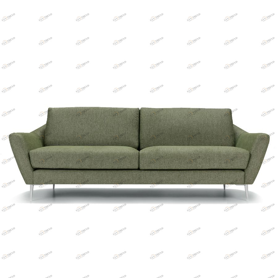 Диван Agda, трехместный, зеленый Sits S1741